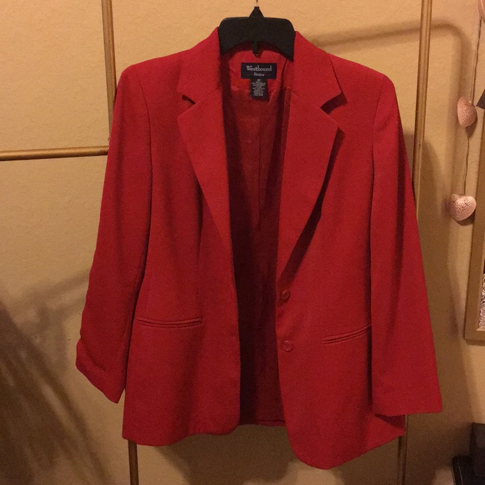 Red blazer - Picture 3 of 3